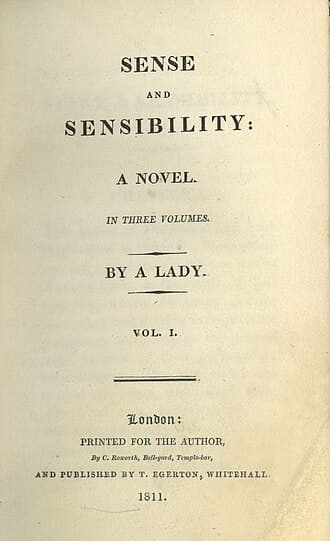 Sense And Sensibility