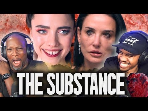 How Far Would YOU Go? THE SUBSTANCE (2024) First Watch Reaction